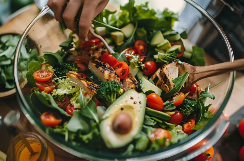 Grilled Chicken Salad with Avocado