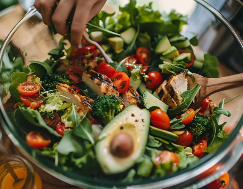 Grilled Chicken Salad with Avocado